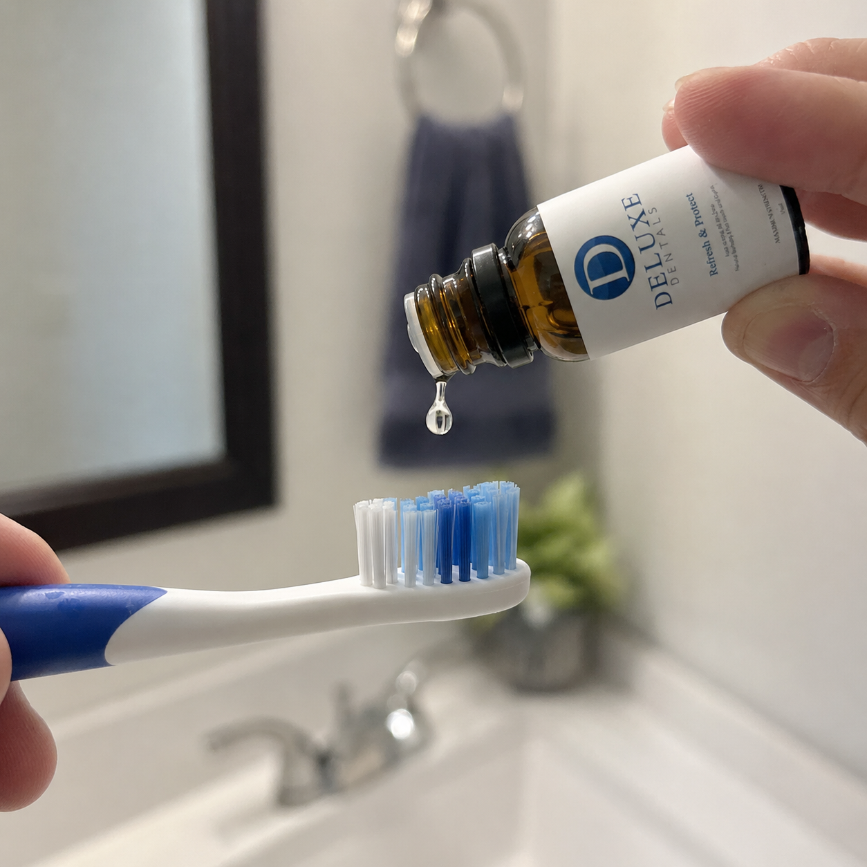 METHOD 02 — On your toothbrush